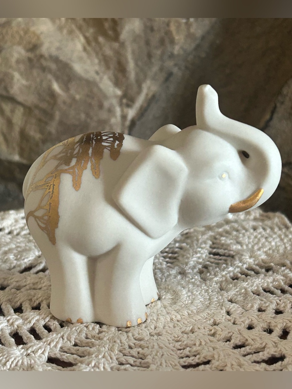 Vintage Lenox Everyday Wishes Good Fortune Elephant Figurine